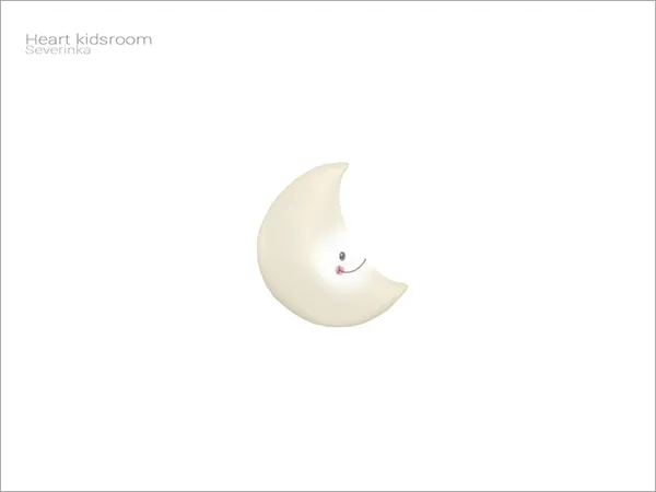 [Heart kidsroom] Moon night lamp - The Sims 4 Custom Content