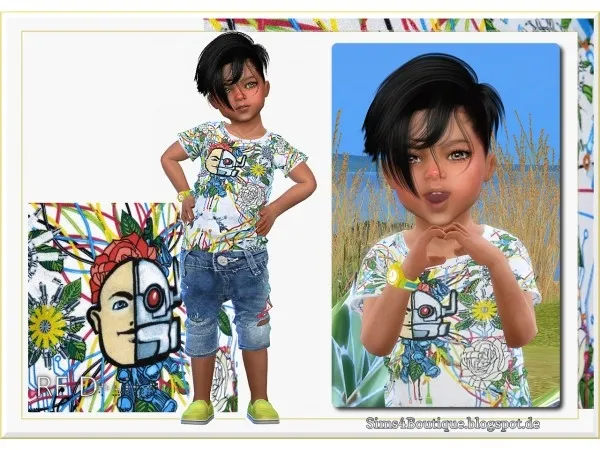 Alpha 2tlg Designer Set for coole Boys - The Sims 4 Custom Content