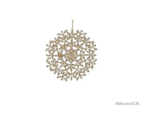 PB Christmas Ornament Snowflake - The Sims 4 Custom Content