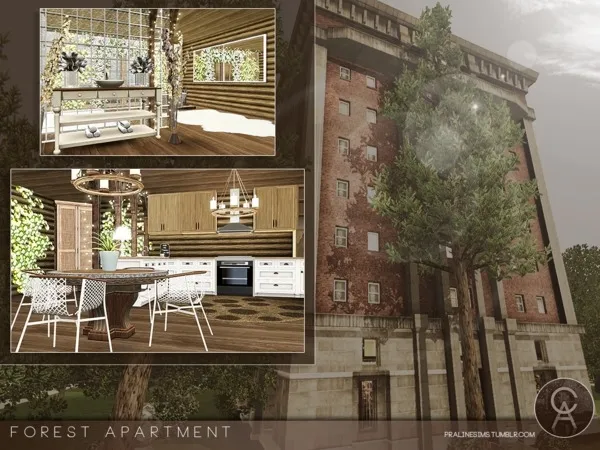 Forest Apartment - The Sims 3 Custom Content