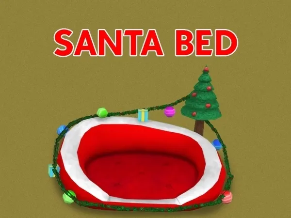Alpha HOLIDAY PET BED - The Sims 4 Custom Content