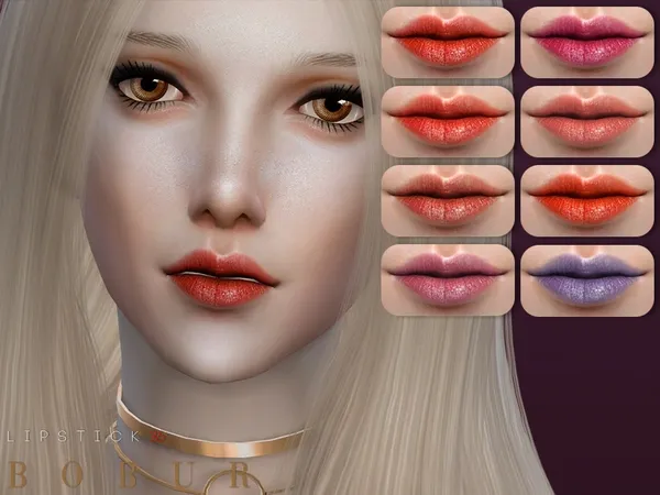Alpha Bobur Lipstick 36 - The Sims 4 Custom Content