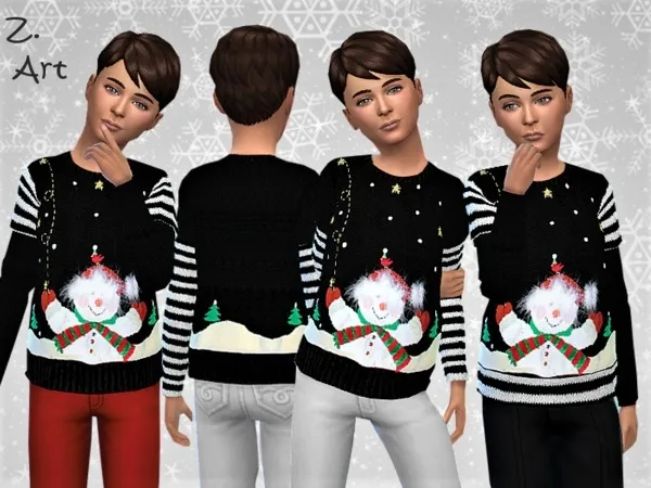 Alpha Winter KidZ 02 - The Sims 4 Custom Content