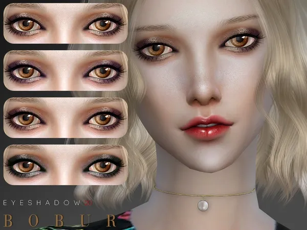 Alpha Bobur Eyeshadow 20 - The Sims 4 Custom Content