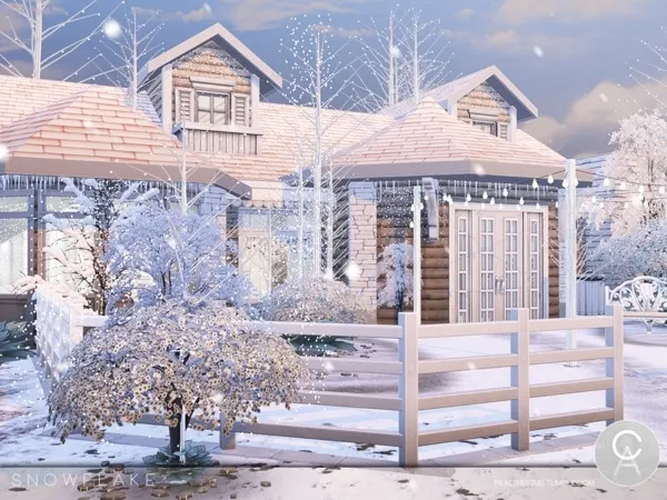 Maxis Match Snowflake - The Sims 4 Custom Content