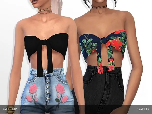 Alpha WALO TOP - The Sims 4 Custom Content
