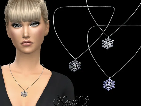 Alpha NataliS Sparkling snowflake N2 - The Sims 4 Custom Content
