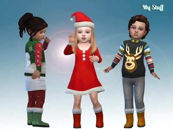 Alpha Warm Boots - The Sims 4 Custom Content