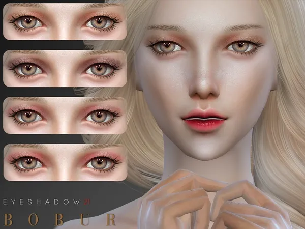 Alpha Bobur Eyeshadow 21 - The Sims 4 Custom Content