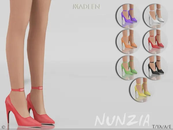 Alpha Madlen Nunzia Shoes - The Sims 4 Custom Content