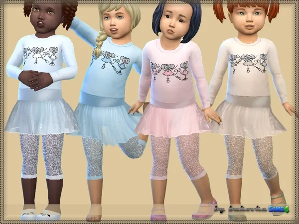 Alpha Dress Ballet Dancer - The Sims 4 Custom Content
