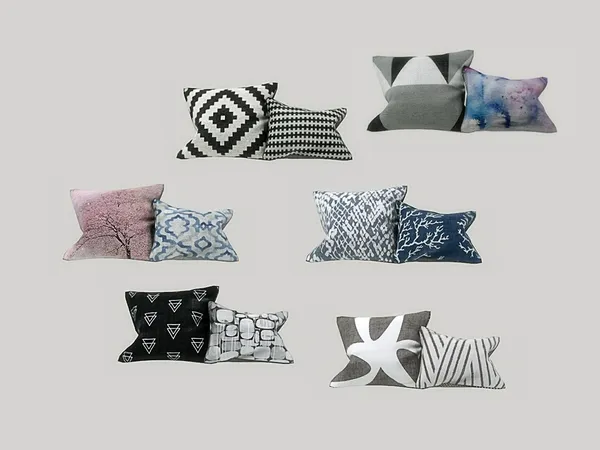Eiyina Living Pillow by thesimsresource - The Sims 4 Custom Content
