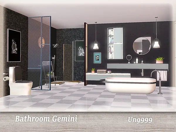 Bathroom Gemini - The Sims 3 Custom Content