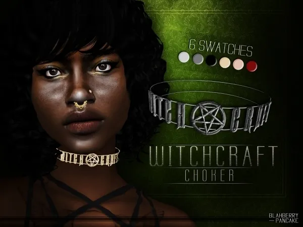 Witchcraft Choker - The Sims 4 Custom Content