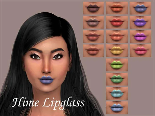 Maxis Match Hime Lipglass - The Sims 4 Custom Content