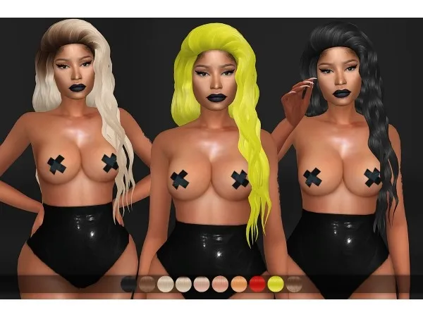 Maxis Match NickiDaNinja Hair - The Sims 4 Custom Content