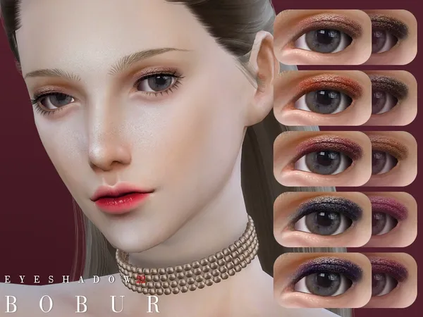 Maxis Match Bobur Eyeshadow 22 - The Sims 4 Custom Content
