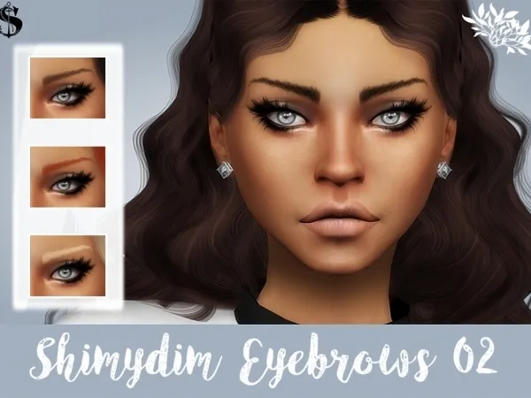 Alpha Shimydim Eyebrow 02 - The Sims 4 Custom Content