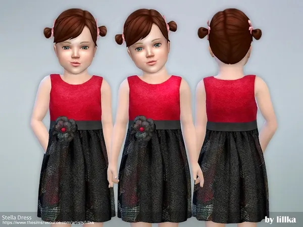 Maxis Match Stella Dress - The Sims 4 Custom Content