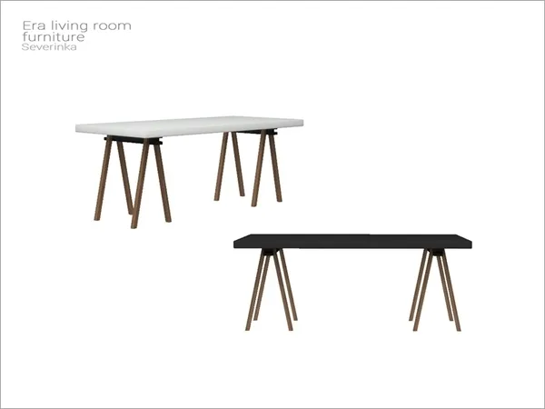 [Era livingroom] desk by thesimsresource - The Sims 4 Custom Content