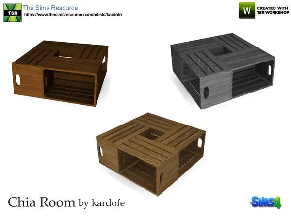 kardofe_Chia Room_Coffee Table by thesimsresource - The Sims 4 Custom Content