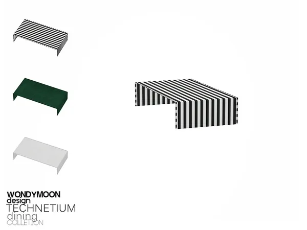 Technetium Table Cloth by thesimsresource - The Sims 4 Custom Content