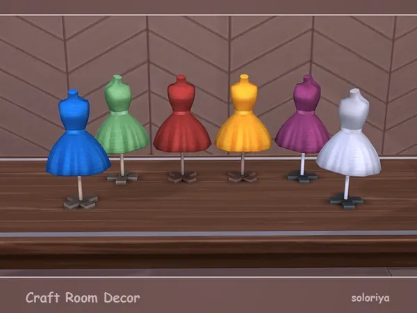 Craft Room Decor Mini Mannequin - The Sims 4 Custom Content