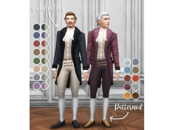 Alpha Dandy Suit for men - The Sims 4 Custom Content