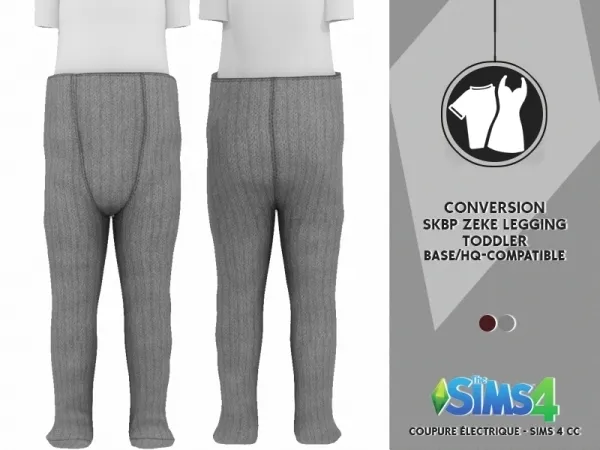 Alpha SKBP ZEKE LEGGING - The Sims 4 Custom Content