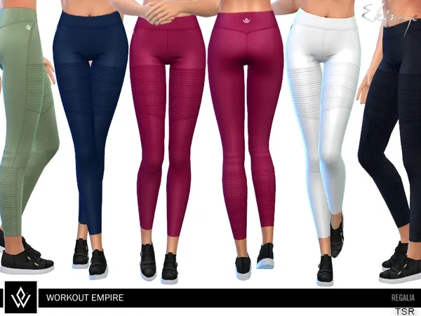 Alpha Workout Empire Regalia Tights - The Sims 4 Custom Content