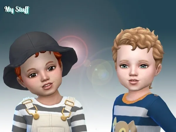 Maxis Match Curly Untamed for Toddlers - The Sims 4 Custom Content
