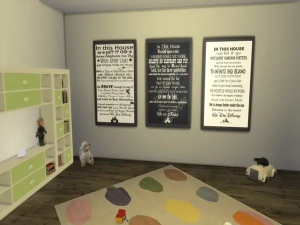 Alpha Disney and Pixa Pictures - The Sims 4 Custom Content