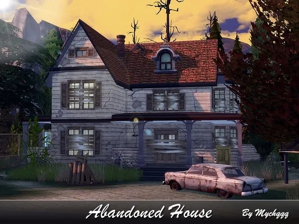 Alpha Abandoned House - The Sims 4 Custom Content