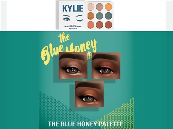 Maxis Match KYLIE COSMETICS BLUE HONEY PALETTE - The Sims 4 Custom Content