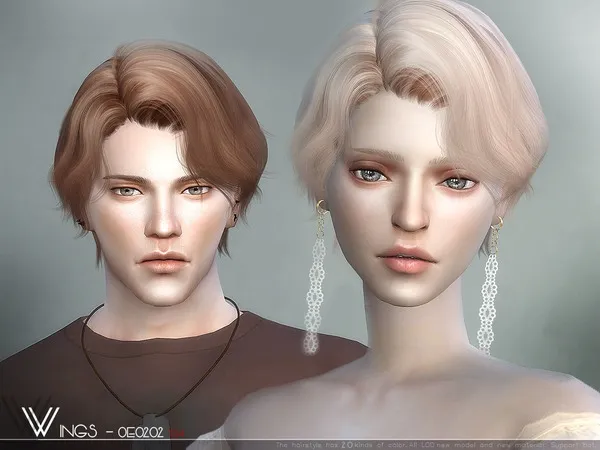 Alpha WINGS OE0202 - The Sims 4 Custom Content