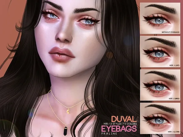 Alpha Duval Eyebags N19 - The Sims 4 Custom Content
