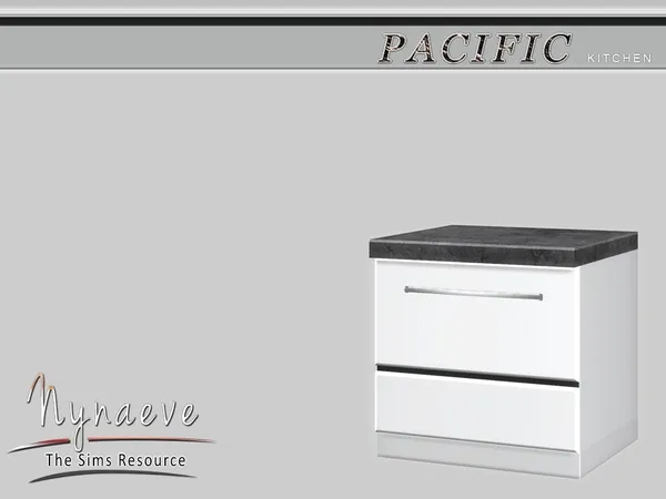 Pacific Heights Dishwasher (freestand version) - The Sims 4 Custom Content