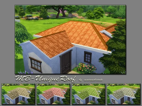 Alpha MB UniqueRoof - The Sims 4 Custom Content
