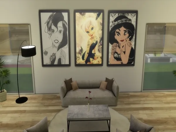 Alpha Disney tattoo Pictures - The Sims 4 Custom Content