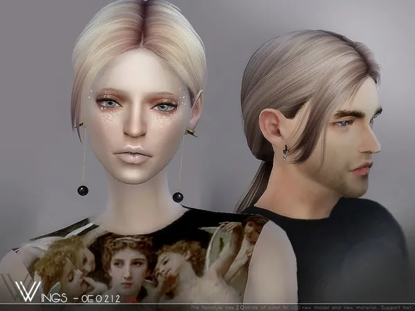 Alpha WINGS OE0212 - The Sims 4 Custom Content