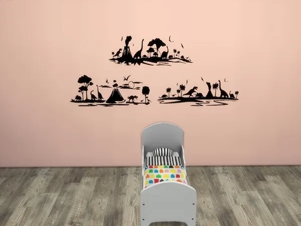 Alpha Wall Tattoos for toddlers and childs - The Sims 4 Custom Content