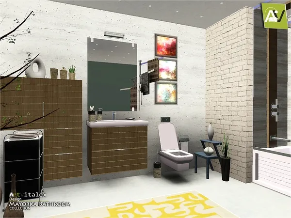 Mayorka Bathroom - The Sims 3 Custom Content