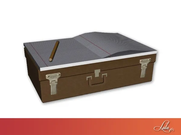 Montanna Boys Room Suitcase Decor - The Sims 4 Custom Content