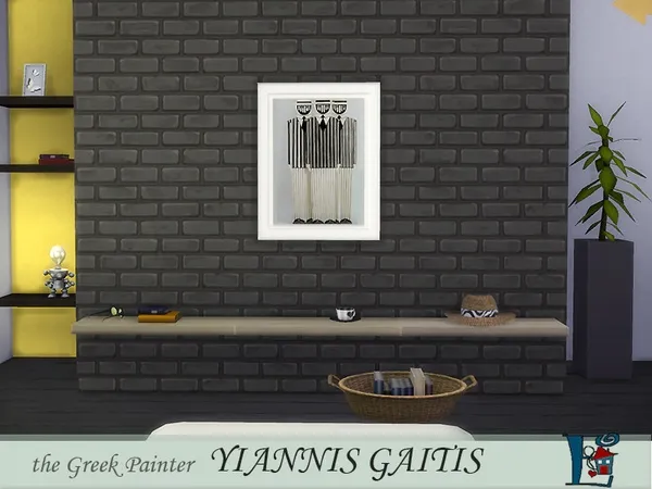 the Greek Painter Gaitis 3 - The Sims 4 Custom Content