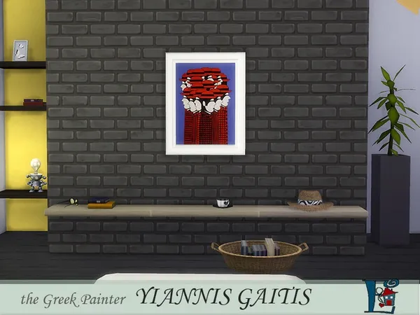 the Greek Painter Gaitis 1 - The Sims 4 Custom Content