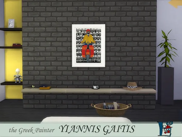 the Greek Painter Gaitis 2 - The Sims 4 Custom Content