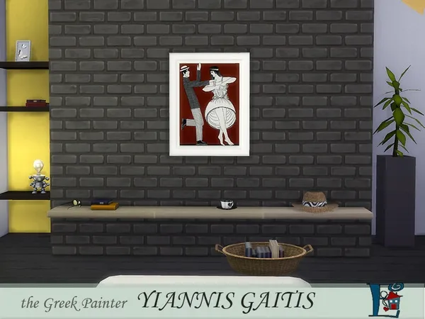the Greek Painter Gaitis 5 - The Sims 4 Custom Content