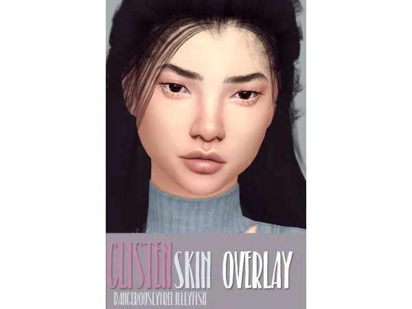 Alpha Glisten Skin Overlay - The Sims 4 Custom Content