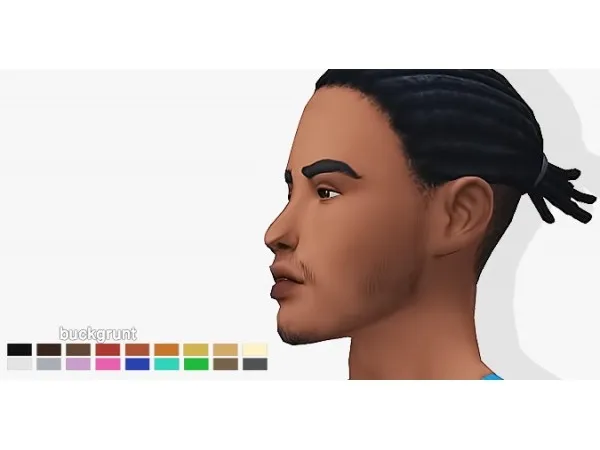 Maxis Match Dreads Of The Wolf Hair Unicorn Dreams Tee - The Sims 4 Custom Content