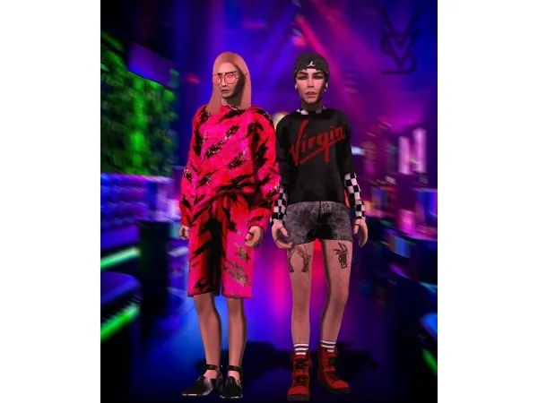 Alpha NIGHTCLUBBING SET - The Sims 4 Custom Content